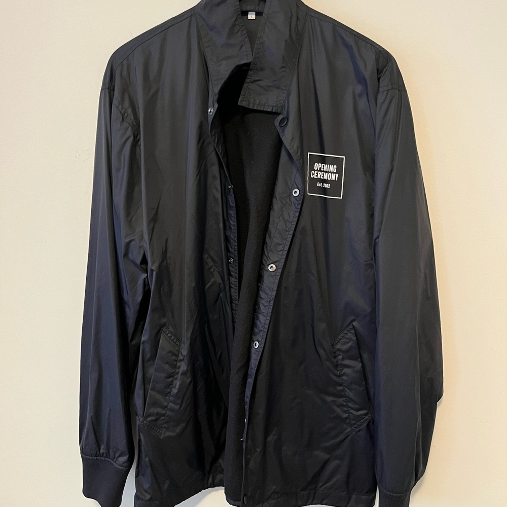 Opening Ceremony Black Coach Jacket
